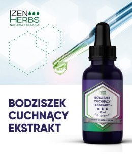 Bodziszek cuchnący ( Geranium) - ekstrakt mikrocząsteczkowy, 50 ml, krople, Izen Herbs Organis