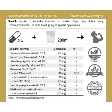 Borrelin 6, 100 kapsułek wege, Yango Borrelin 6, 100 kapsułek wege, Yango