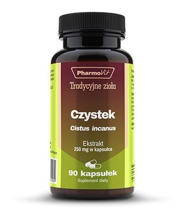 Czystek - ekstrakt, 90 kapsułek, Pharmovit Czystek - ekstrakt, 90 kapsułek, Pharmovit
