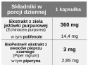 Echinacea 360 mg (Jeżówka purpurowa), 4% polifenoli, 60 kapsułek, Pharmovit