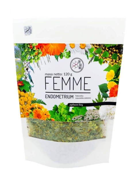 Endometrium Femme - Naturalna Mieszanka Ziołowa - 15 składników, 100 g, Organis