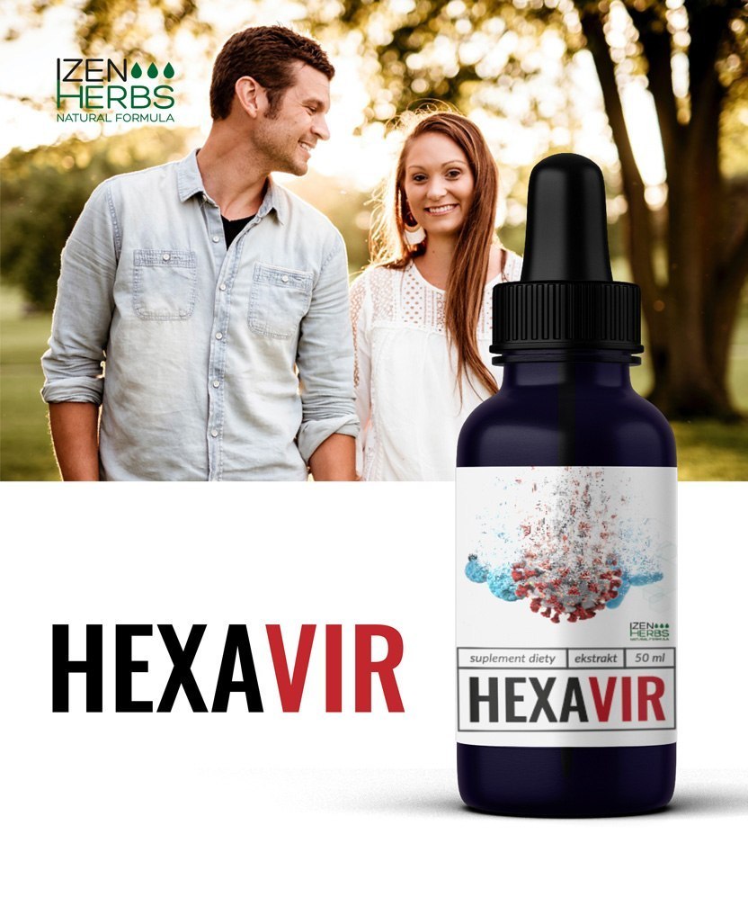 Hexavir wirusy - ekstrakt mikrocząsteczkowy, 50 ml, krople, Izen Herbs, Organis