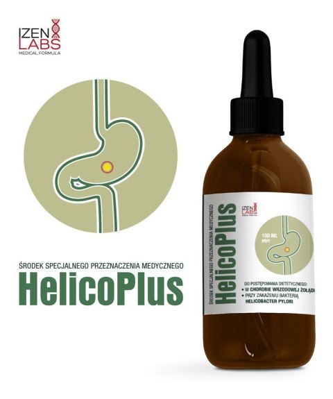 HelicoPlus - Helicobacter Pylori - żołądek - 100 ml, krople, Organis