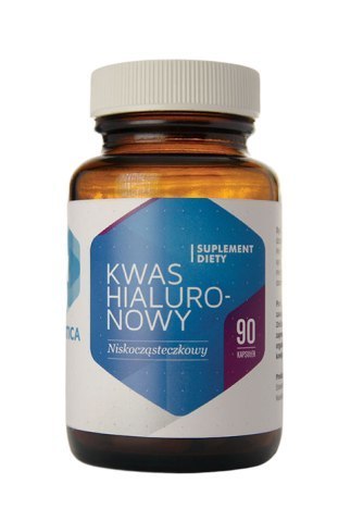 Kwas hialuronowy niskocząsteczkowy, 90 kapsułek wege, Hepatica Kwas hialuronowy niskocząsteczkowy, 90 kapsułek wege, Hepatica