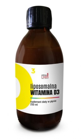 Liposomalna witamina D3 w płynie, 250 ml, buforowana, Izen labs Organis