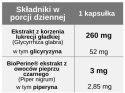 Lukrecja 260 mg z glicyryzyną, 60 kapsułek, Pharmovit