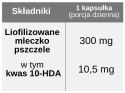 Mleczko pszczele liofilizowane 300 mg, standaryzowane na 10-HDA, 40 kapsułek, Medica Herbs