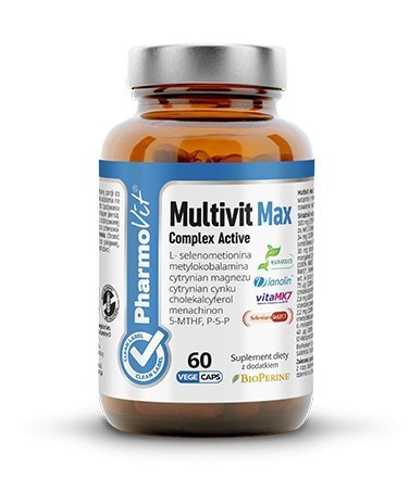 Multiwitamina Multivit Max Complex Active, 60 kapsułek, Pharmovit