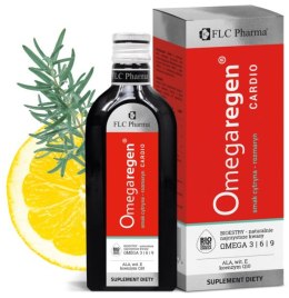 OmegaRegen Cardio (Omega 3 + koenzym Q10 i witamina E), cytryna-rozmaryn, 250 ml