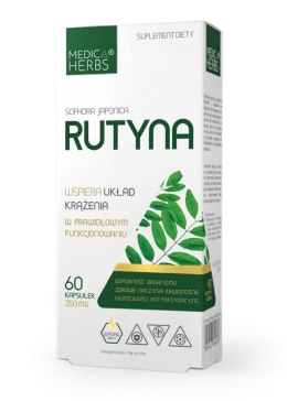 Rutyna 330 mg, standaryzowany wyciąg, 60 kapsułek, Medica Herbs