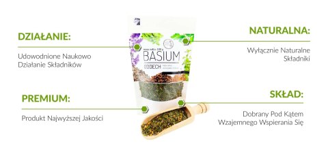 Świeży Oddech - Basium - mieszanka ziół leczniczych, 120 g, Organis Świeży Oddech - Basium - mieszanka ziół leczniczych, 120 g, Organis