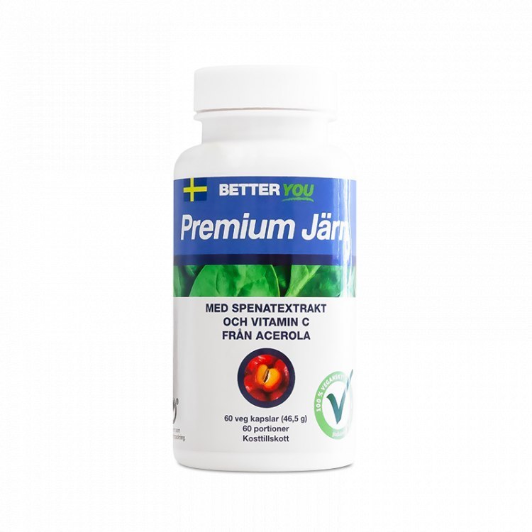 Żelazo Premium, 60 kapsułek, Better You Żelazo Premium, 60 kapsułek, Better You