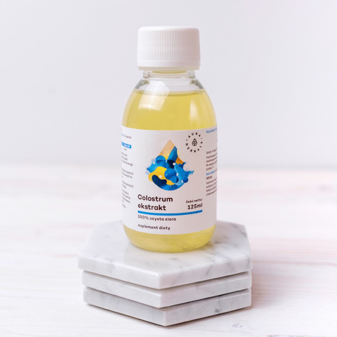 Colostrum ekstrakt, 100% czysta Siara bydlęca, płyn 125 ml, Aura Herbals Colostrum ekstrakt, 100% czysta Siara bydlęca, płyn 125 ml, Aura Herbals