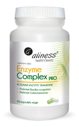 Enzyme Complex (Enzymy roślinne), 90 kapsułek vege, Aliness