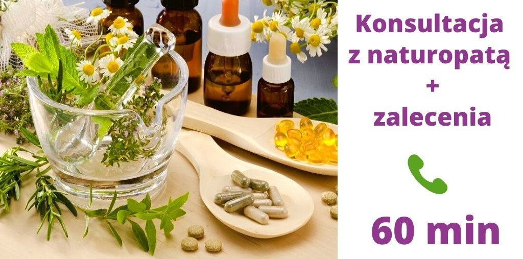 Konsultacja z naturopatą - 60 min Konsultacja z naturopatą - 60 min