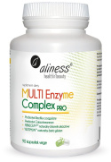 MULTI Enzyme Complex Pro (Enzymy roślinne), 90 kapsułek wege, Aliness