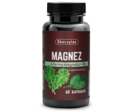 Magnez - 4 formy - szpinak, jarmuż, 60 kapsułek, dr Skoczylas