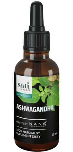 Nano Ashwagandha, ekstrakt 3:1, ADAPTOGEN, 50 ml, Sati Labs