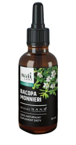 Nano Bacopa Monnieri, ekstrakt 5:1, ADAPTOGEN, 50 ml, Sati labs