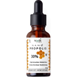 Nano PROPOLIS 30%, 50 ml, potrójna ekstrakcja, bez alkoholu, od 3 roku życia, Sati Labs