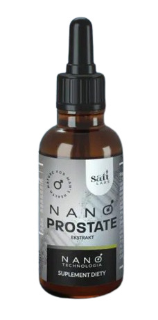 Nano Prostate - Zdrowa Prostata, 9 ekstraktów ziołowych, 50 ml, Sati Labs