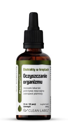 Oczyszczanie organizmu - ekstrakt w kroplach, 30 ml, Pharmovit Oczyszczanie organizmu - ekstrakt w kroplach, 30 ml, Pharmovit