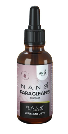 Oczyszczone ciało bez pasożytów - Nano Para Cleans (senes, kruszyna, kora dębu), 3 ekstrakty ziołowe, 50 ml, Sati Labs