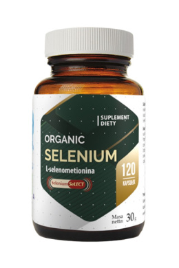 Selen - Organic Selenium, 120 kapsułek, Hepatica